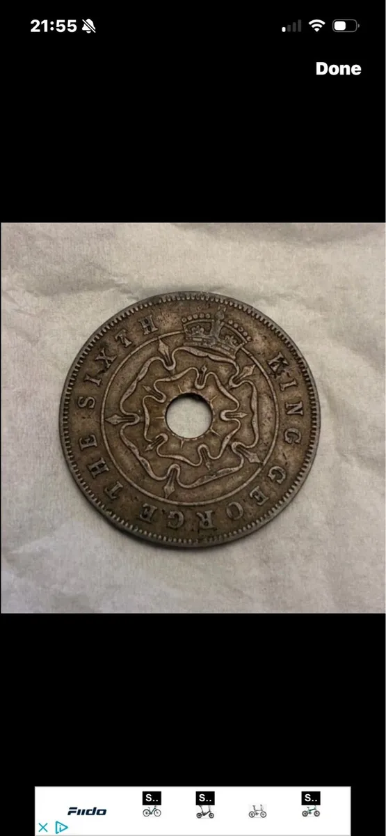 Vintage Southern Rhodesia One Penny - Image 2