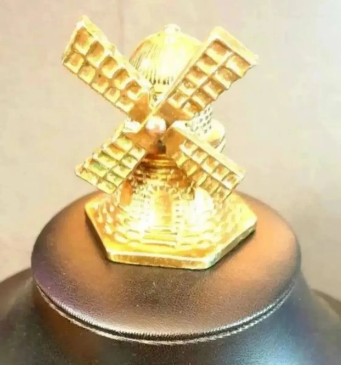 Vintage Brass Windmill Bell Good Vintage Condition - Image 1