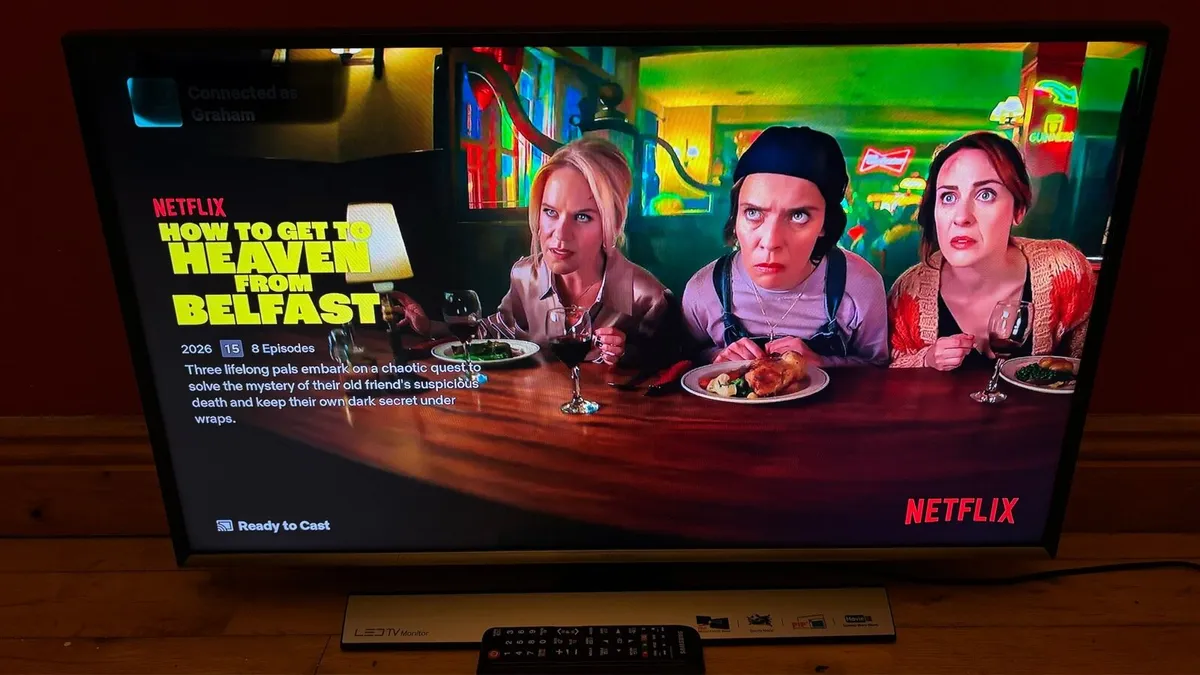 32” Samsung TV with Google Chromecast - Image 1