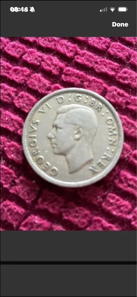 1948 British Two Shilling Coin - Image 2