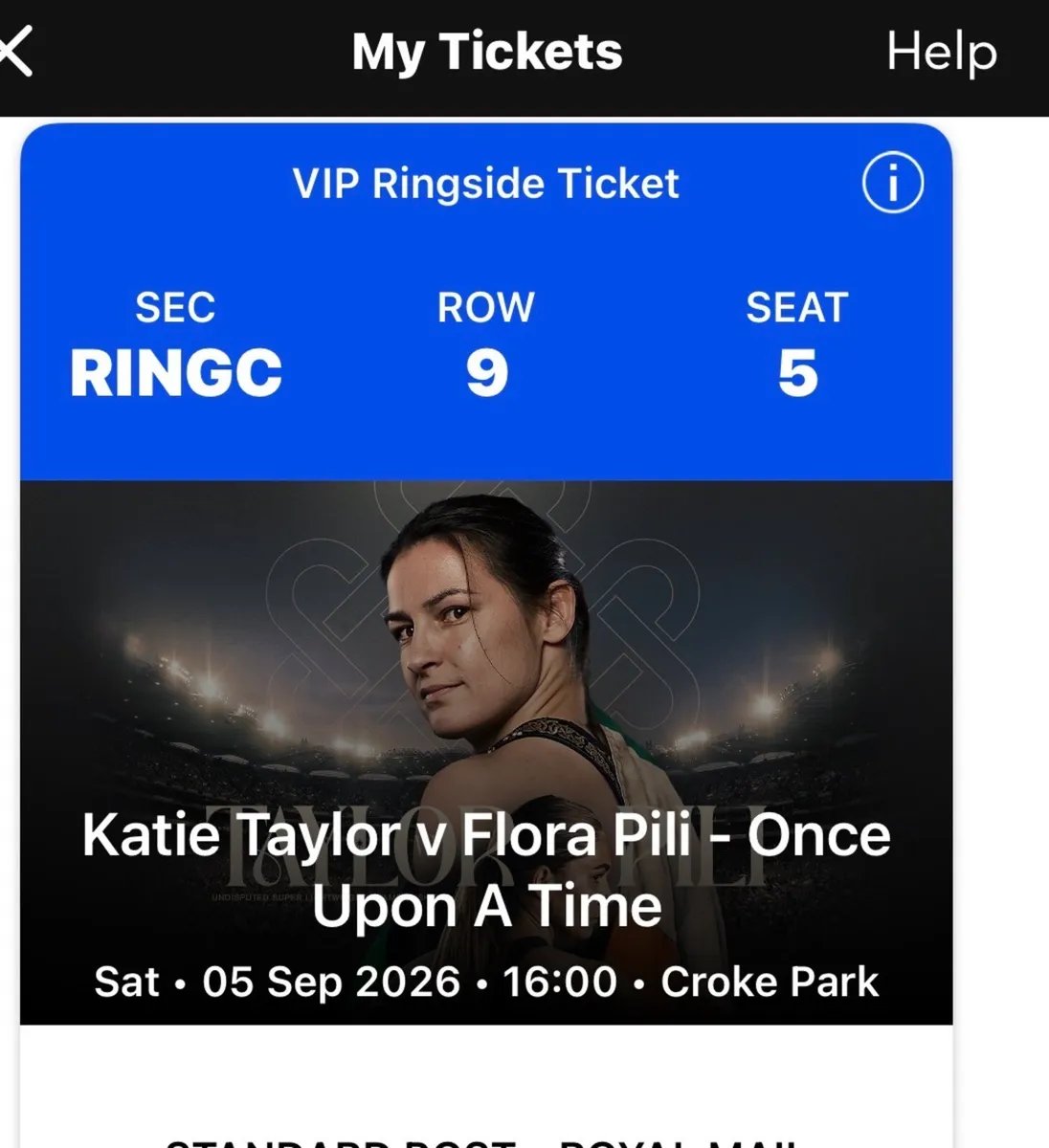 2 X Katie Taylor Ringside 5th Sep 2026 - Image 1