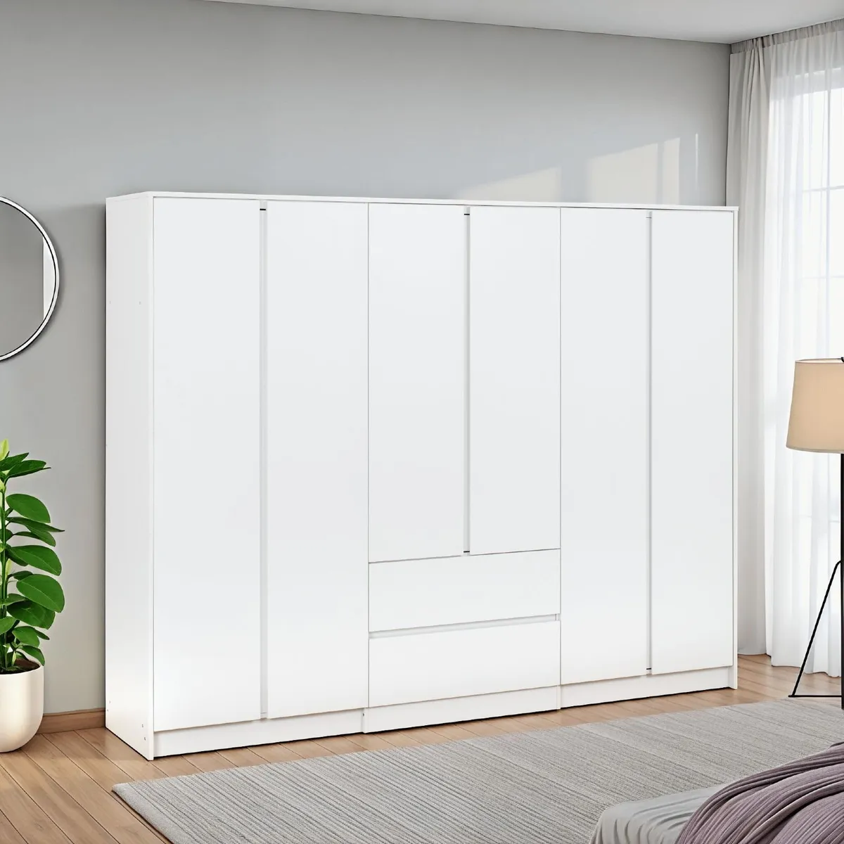 6 DOOR WARDROBES - Image 1