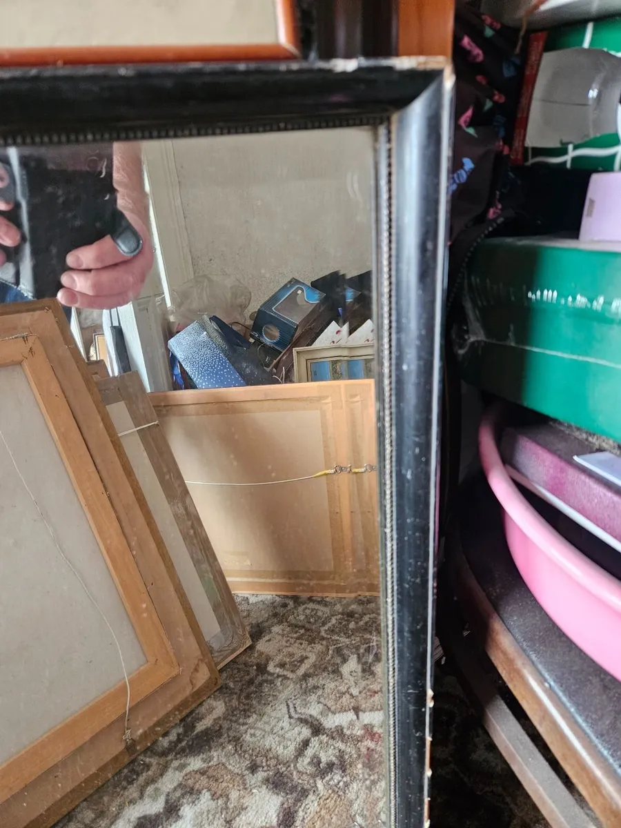 Vintage Bevelled Mirror - Image 2