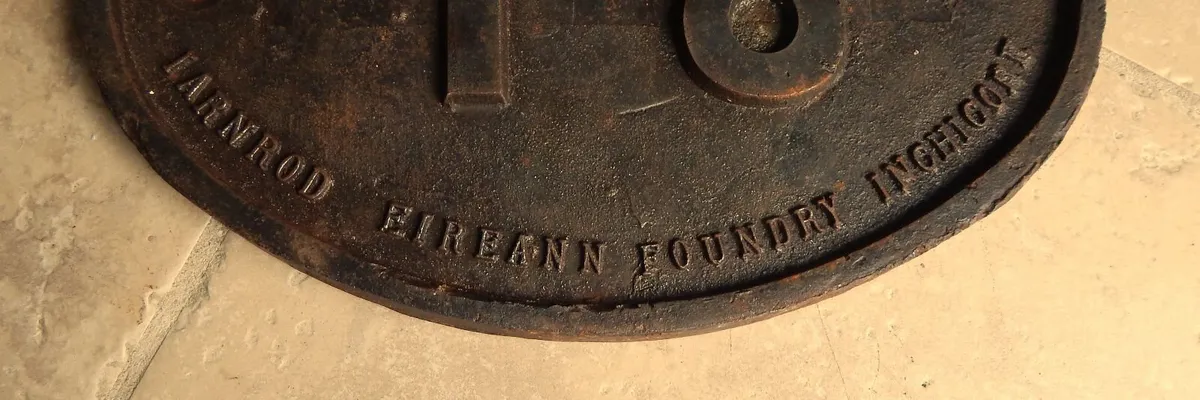 Vintage Cast Iron Railway Sign - Image 3