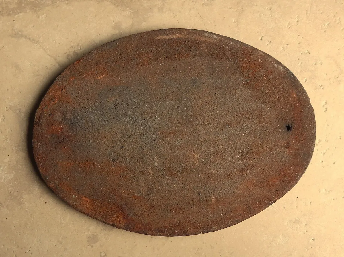 Vintage Cast Iron Railway Sign - Image 4