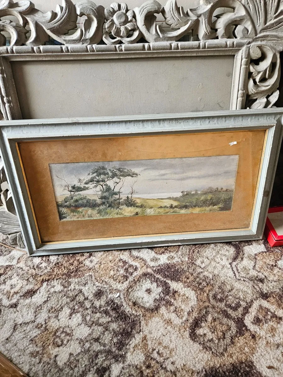 Vintage Picture Watercolour - Image 1
