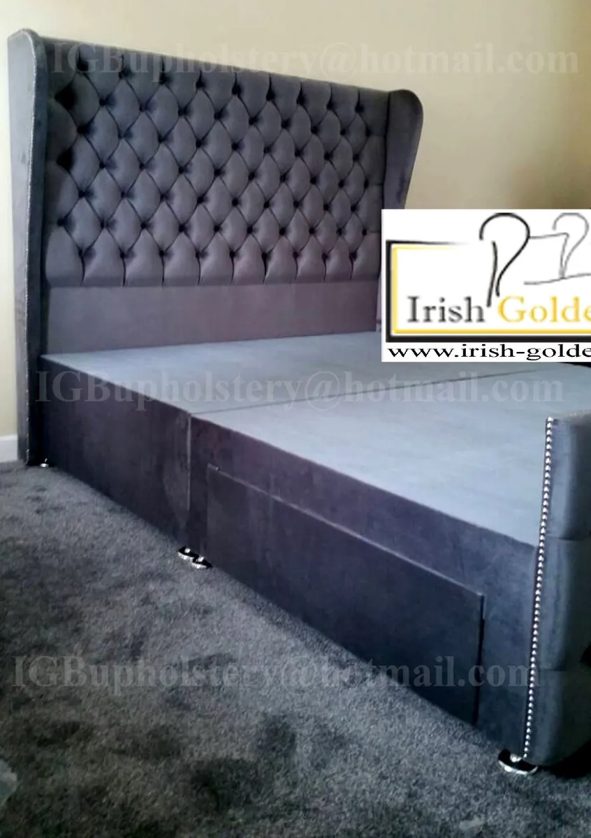 bed frame and headboard, free delivery - Image 1