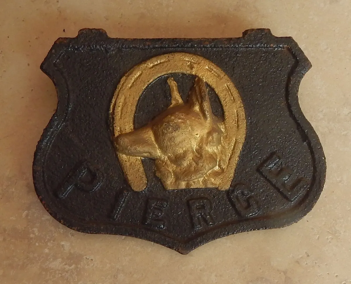 Vintage Pierce & Co Wexford Cast Iron Plate - Image 1