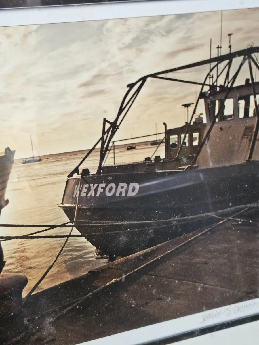 Picture Photograph Wexford Harbour Trawlers - Image 2