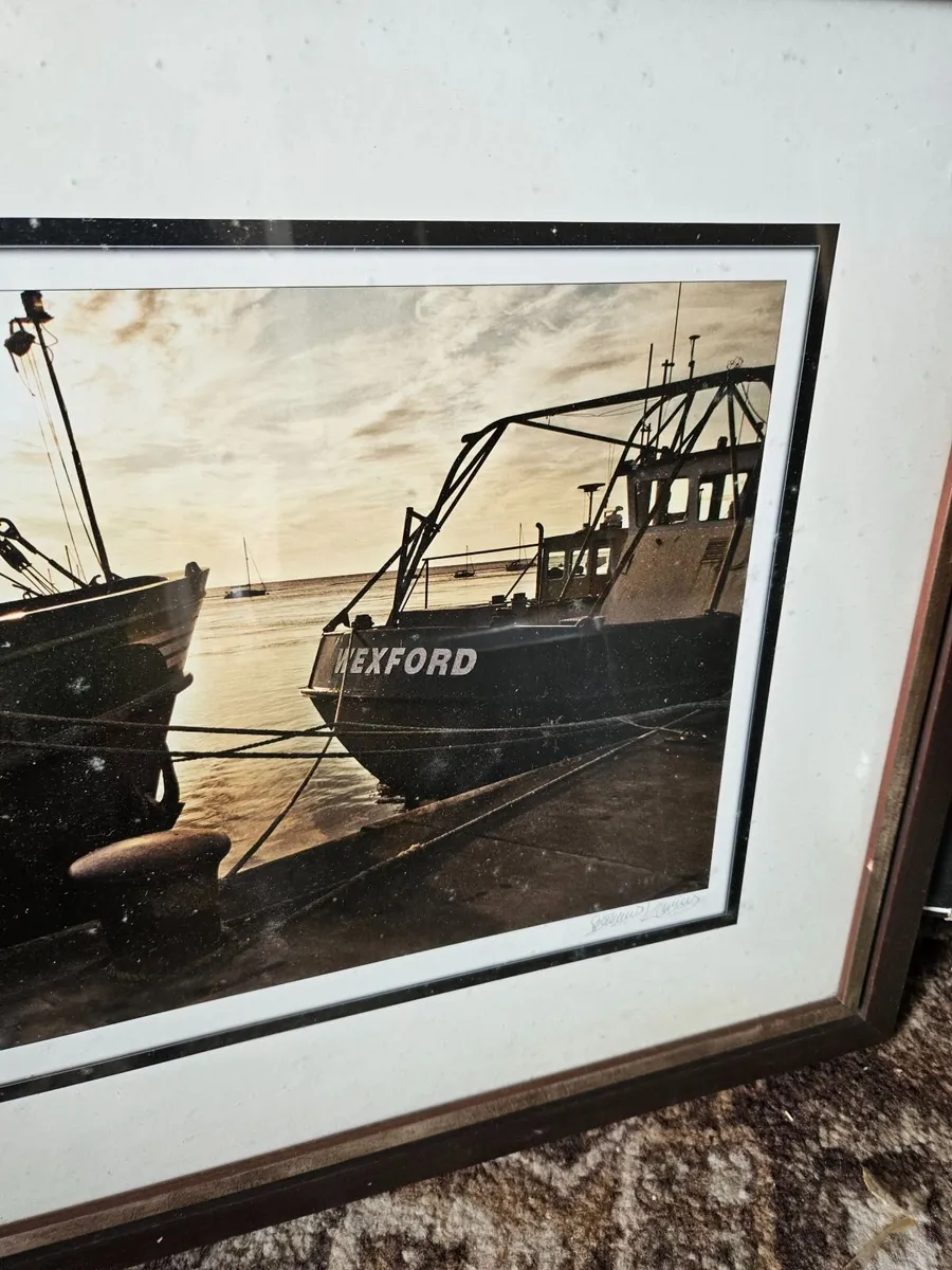 Picture Photograph Wexford Harbour Trawlers - Image 4