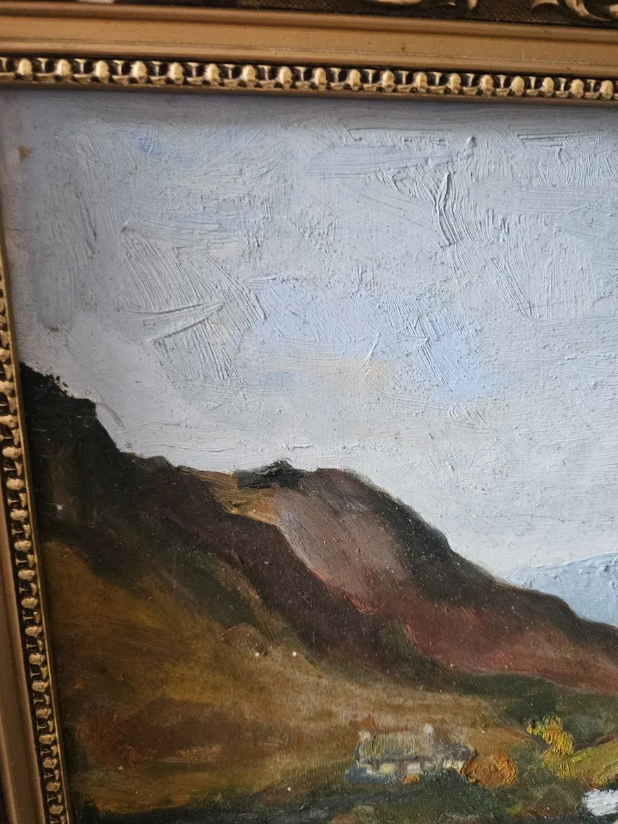Vintage Picture Oil on Board - Image 2