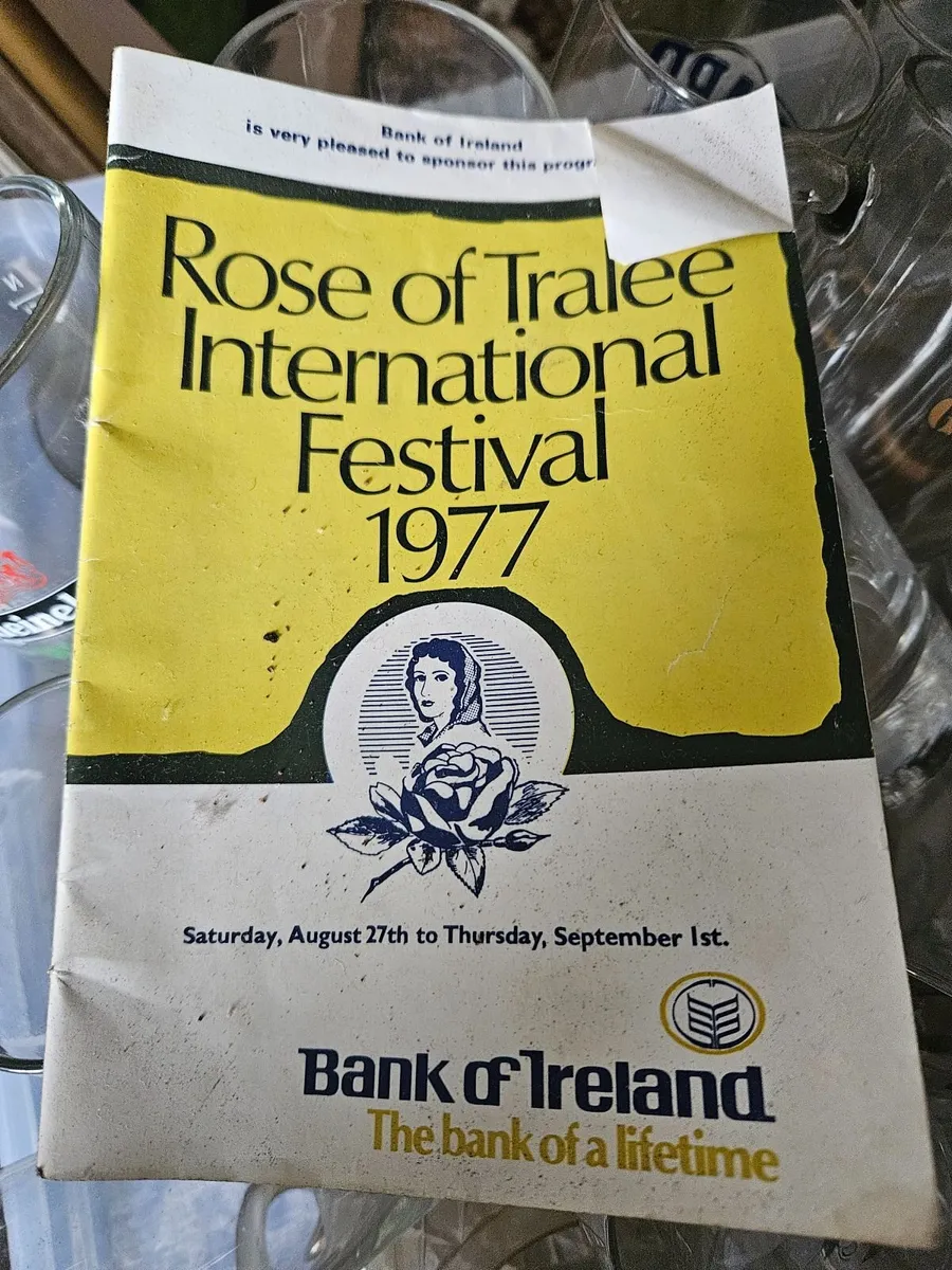 Vintage Rose of Tralee Booklet 1977 - Image 1