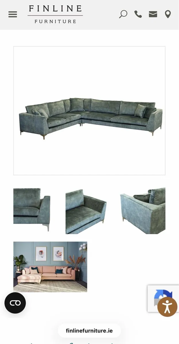 Baltimore Corner Sofa by Finline - Image 1