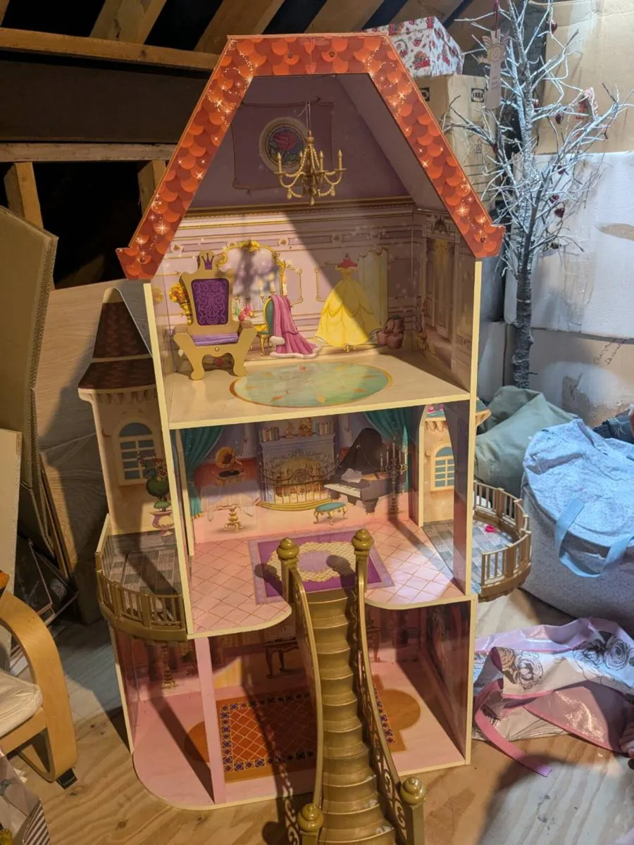 Disney Princess Belle Enchanted Doll House - Image 1