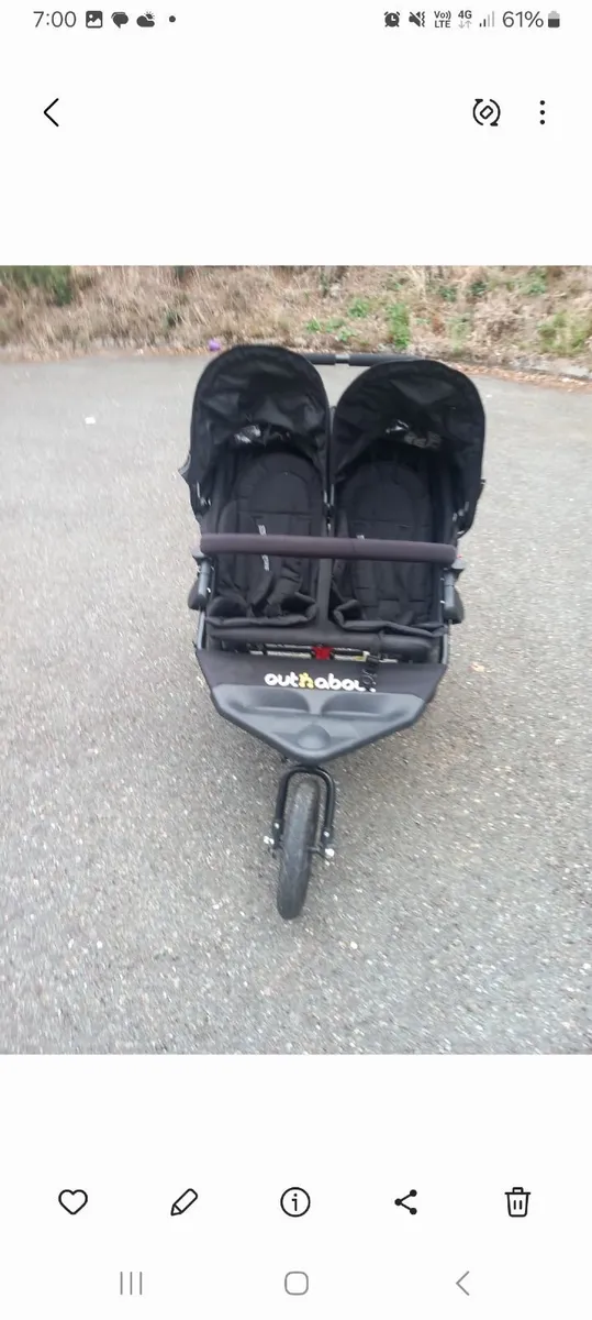 Out'n About Double Buggy - Image 1