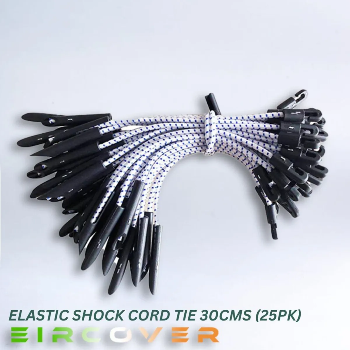 Elastic shock cord tie 30 cm (25 pk ) - Image 3