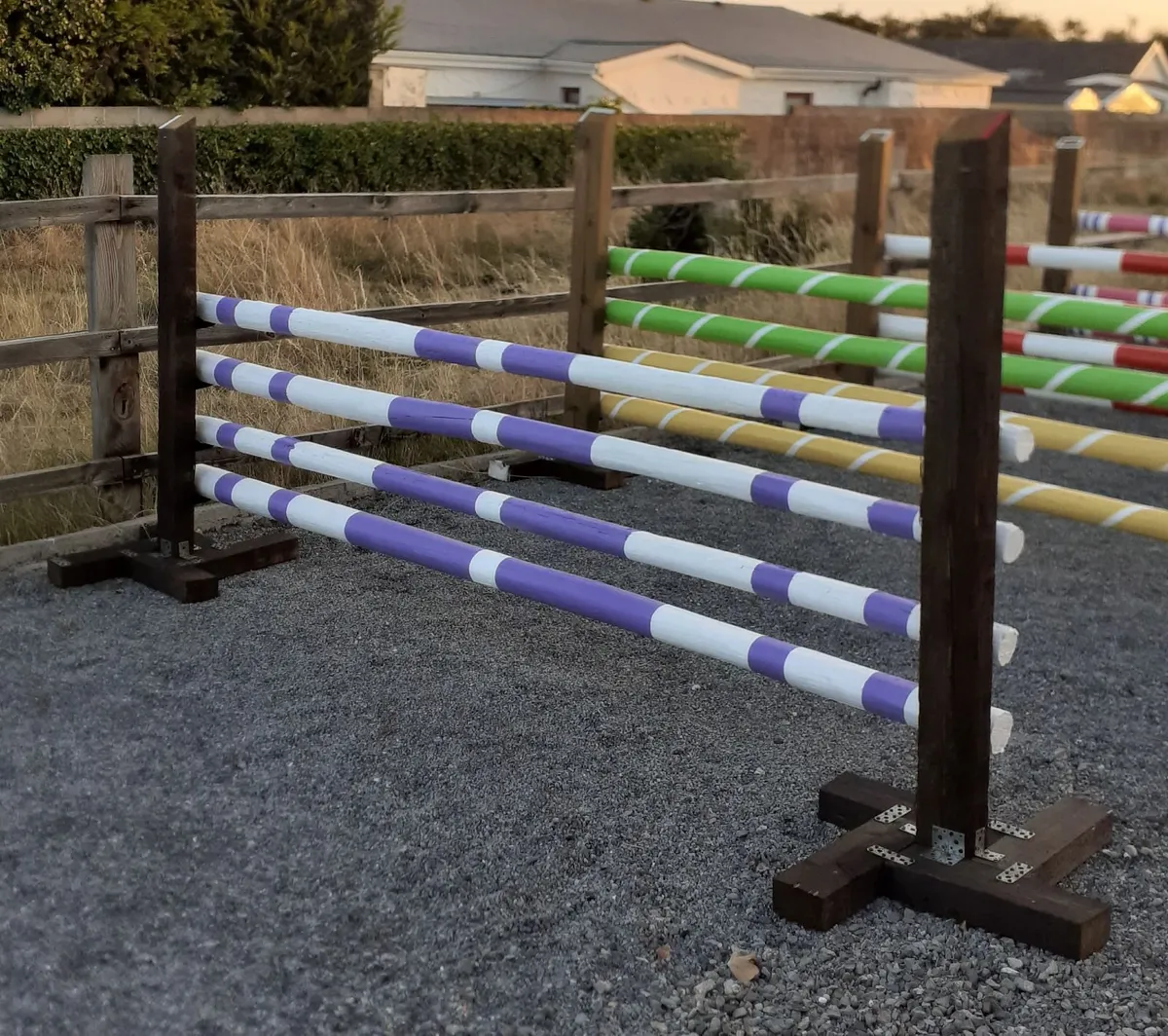 Showjumping poles and stands - Image 1