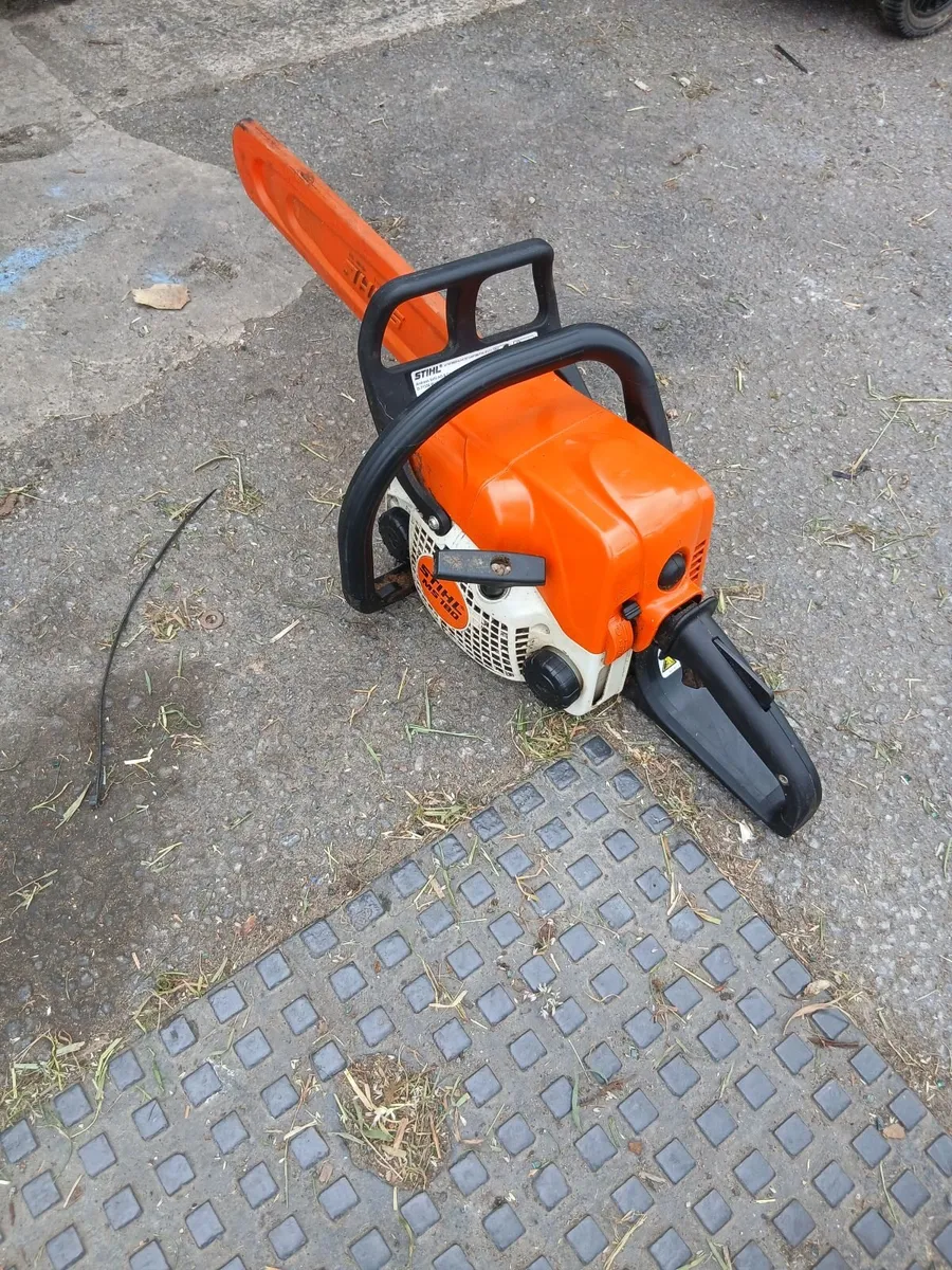 Sthil MS 180 chainsaw running 100-percent - Image 4