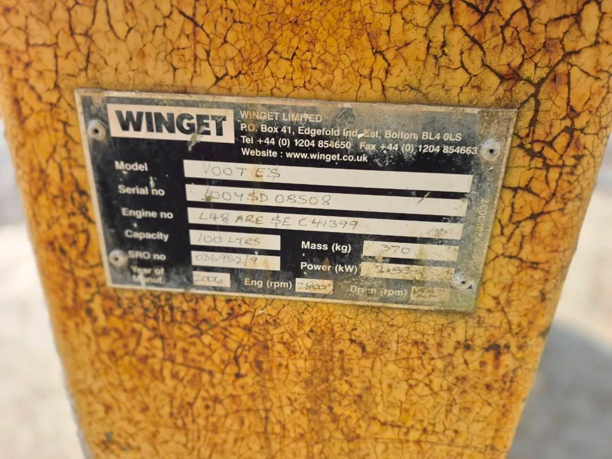 Winget 100t fast tow mixer - Image 3