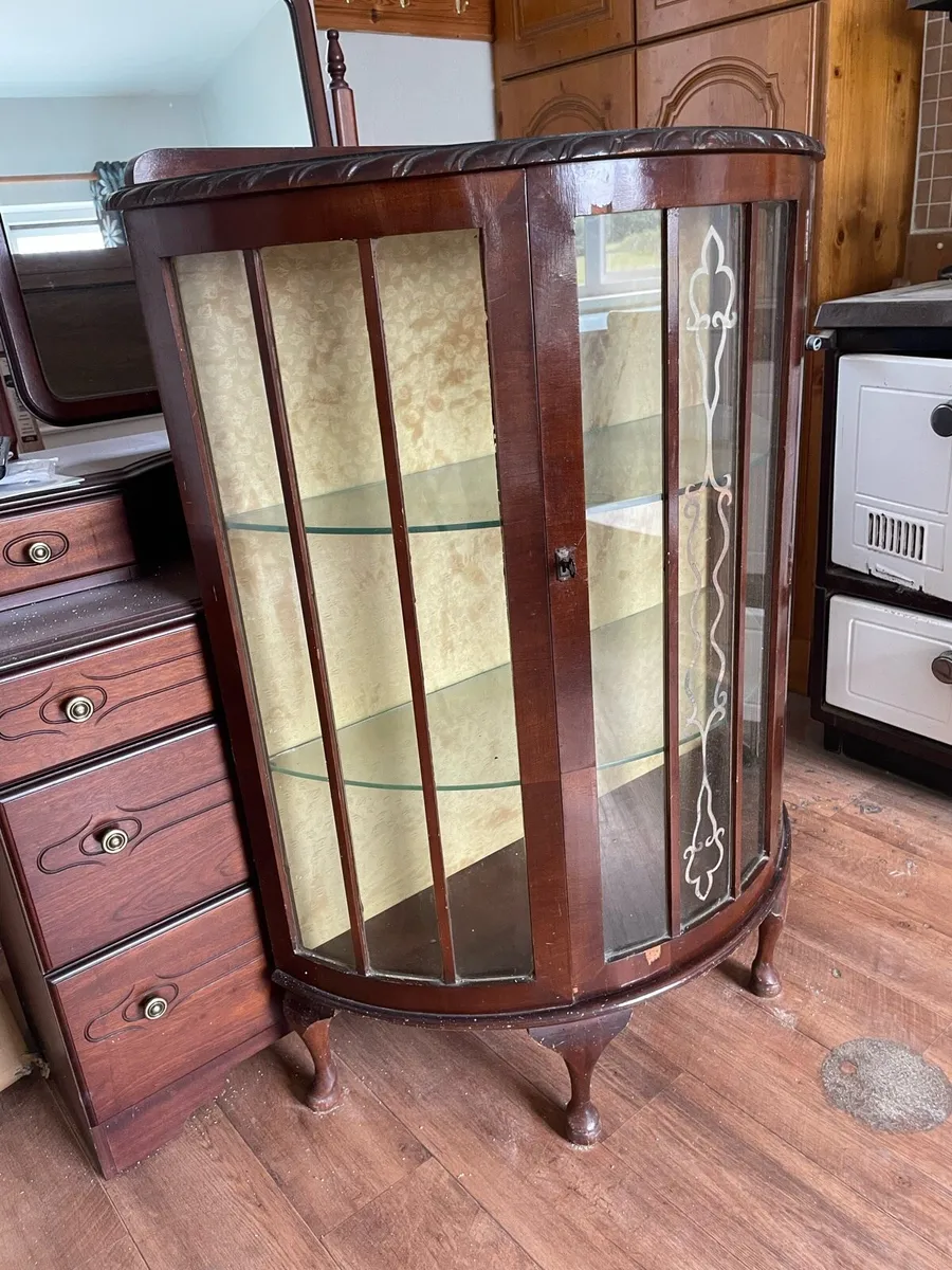 Antique China Cabinet - Image 3