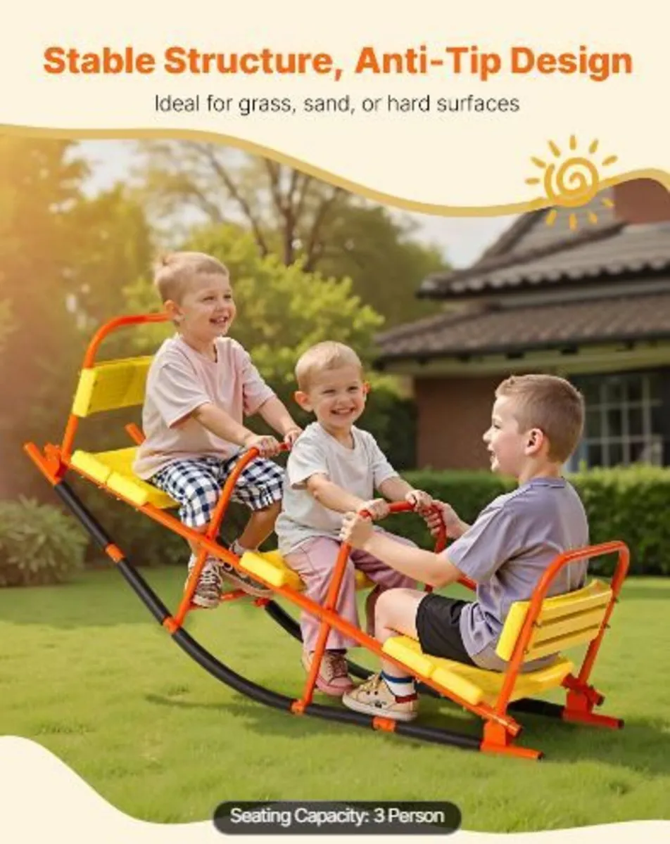 Kids Seesaw, 90 kg Load Capacity - Image 1