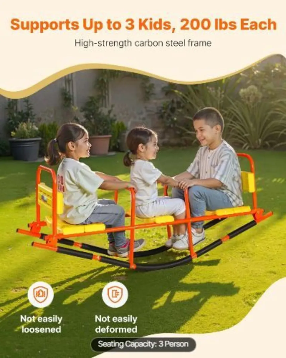 Kids Seesaw, 90 kg Load Capacity - Image 3