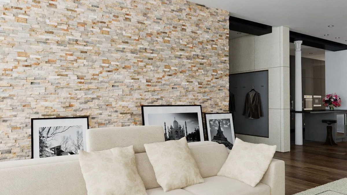 Natural Ivory Stone Cladding - Image 4