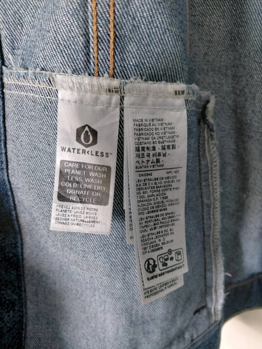 Mens Levis denim jacket
Paisley design - Image 4
