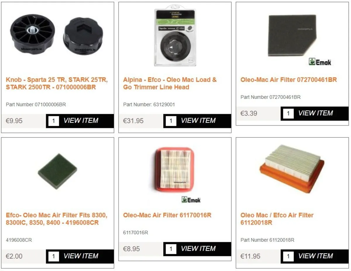Oleo Mac / Efco Spare Parts - Image 2