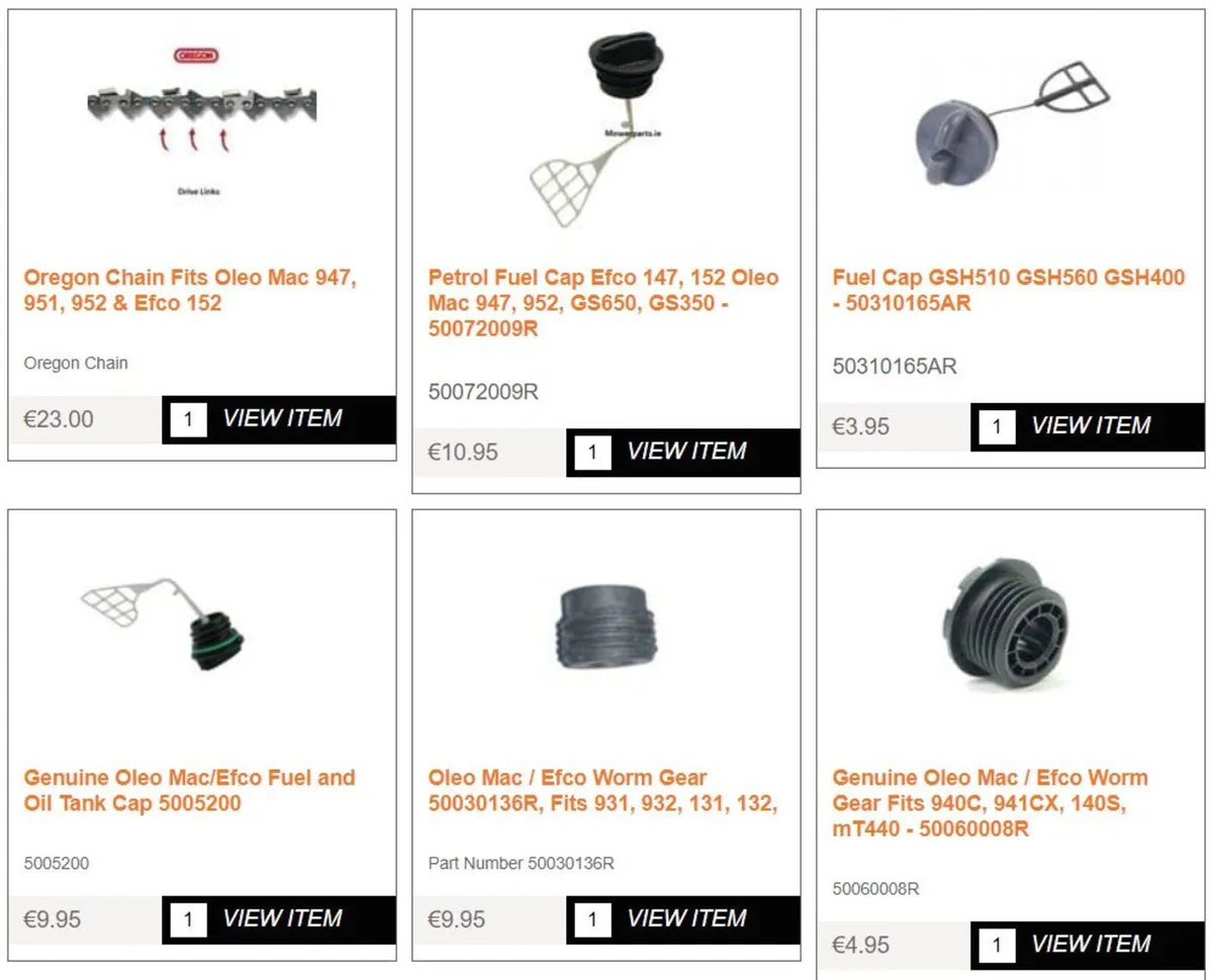Oleo Mac / Efco Spare Parts - Image 3
