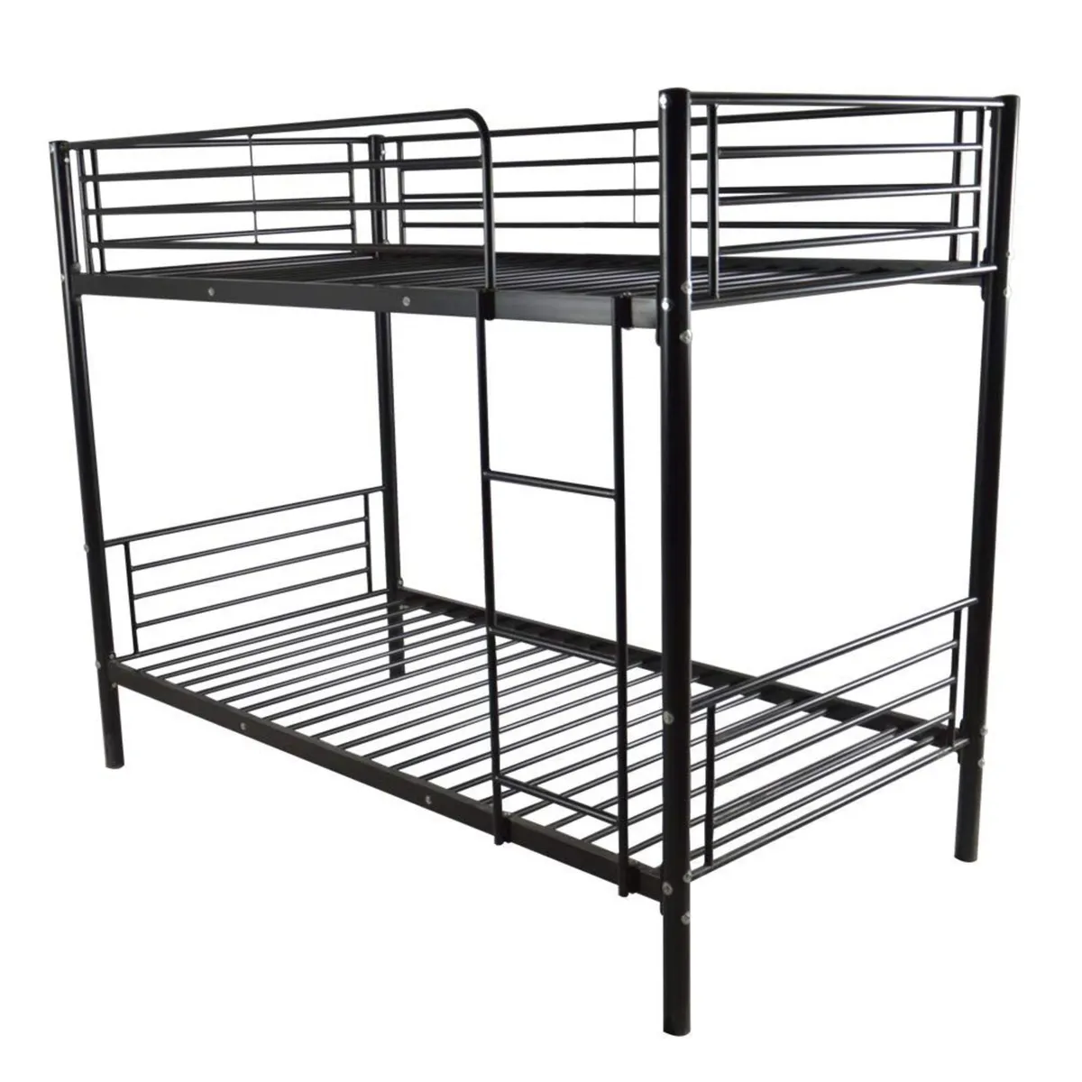 Metal Single Bunk Bed Frame- Black - Free Deliver - Image 3
