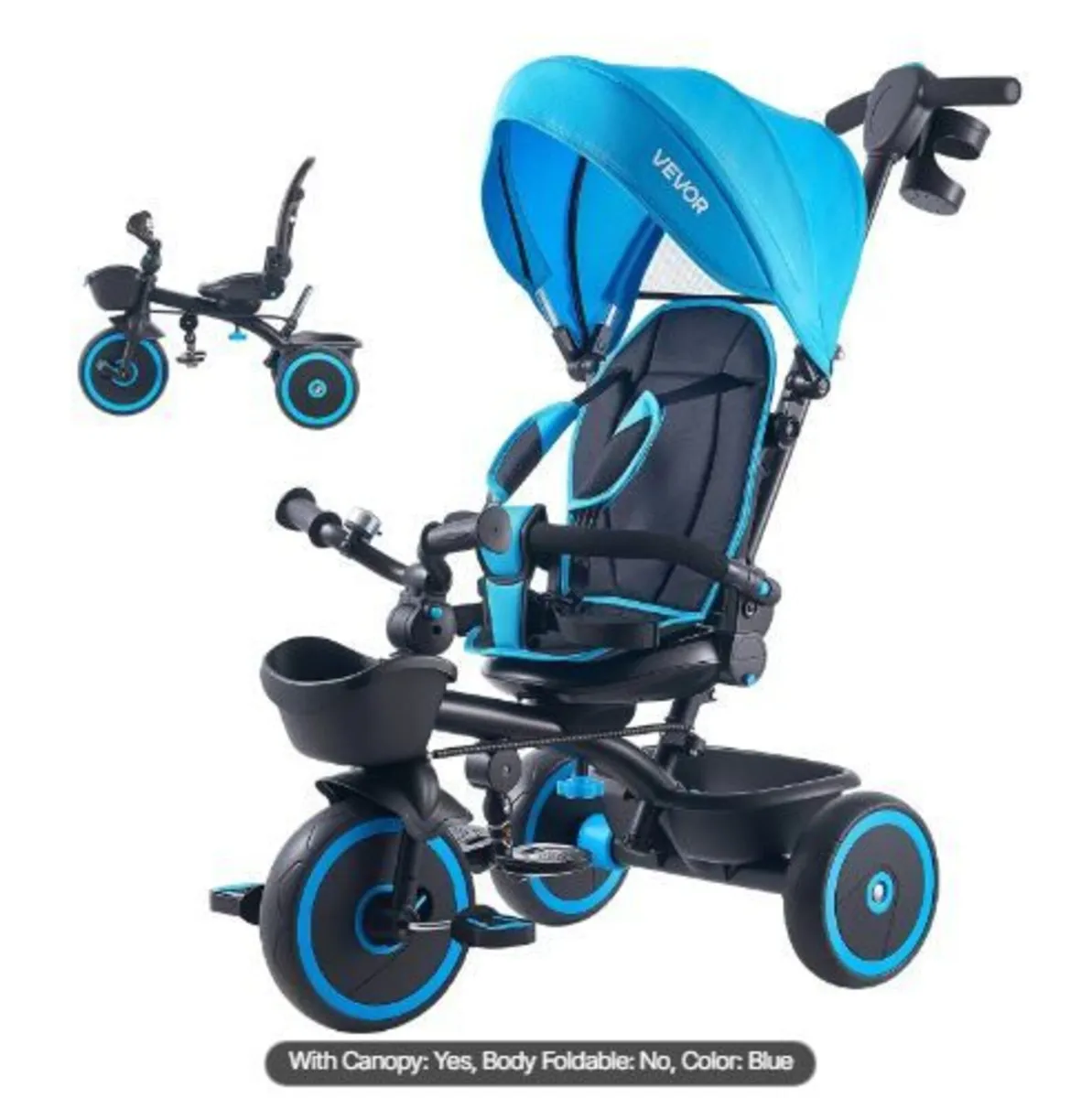 Toddler Tricycle & Stroller for 1-5 Year Old - Image 4