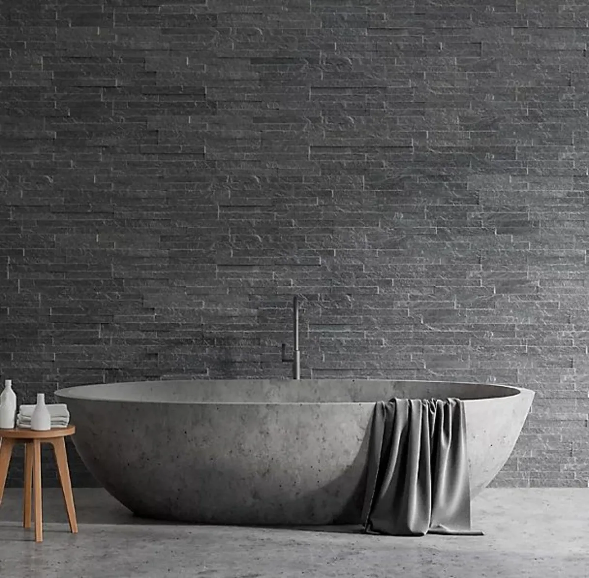 Natural Grey Stone Cladding - Image 1