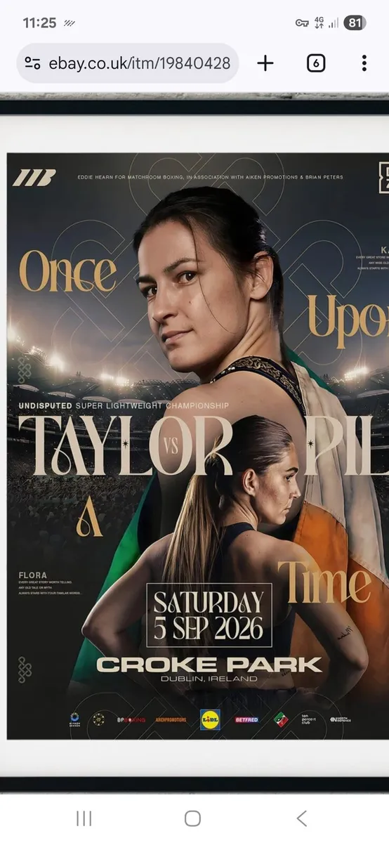 1 katie taylor ticket