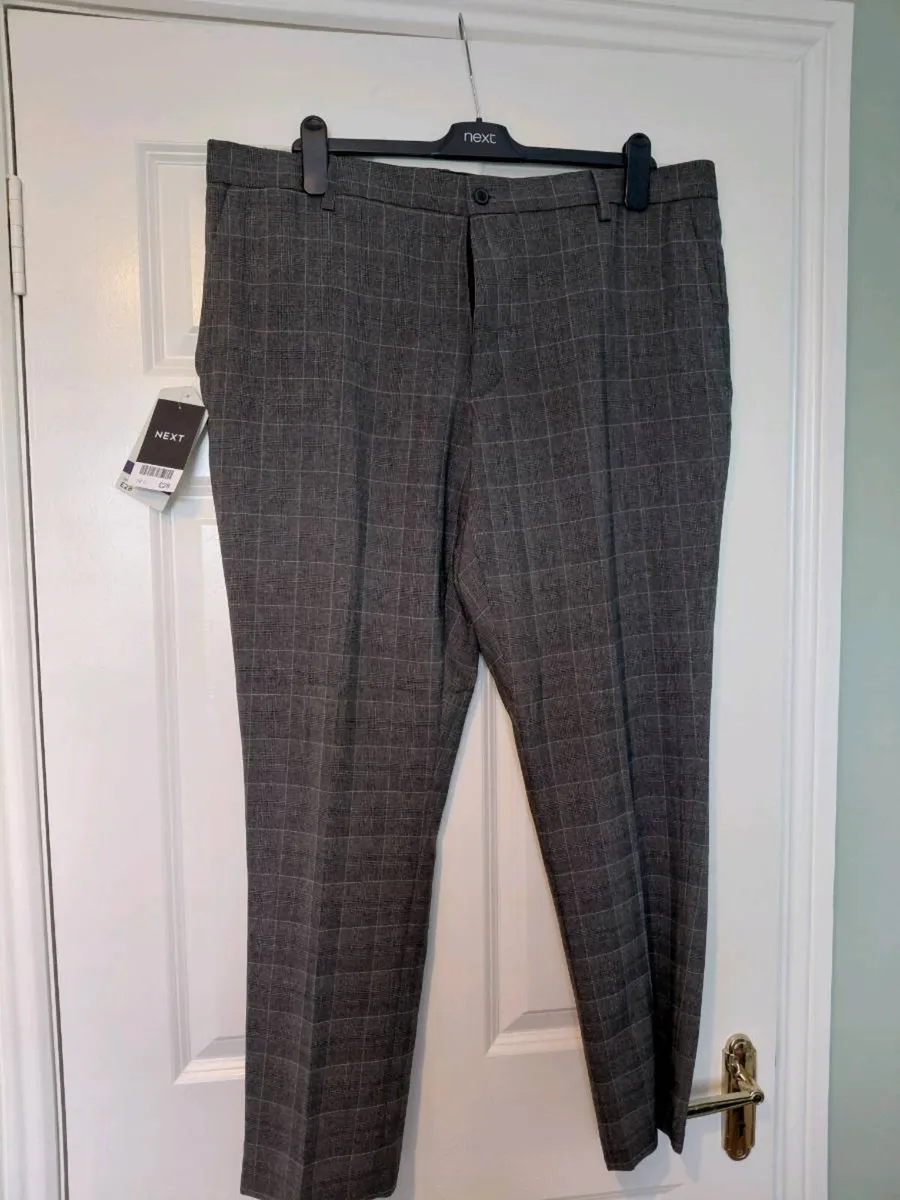 Mens Next suit trousers - Image 1