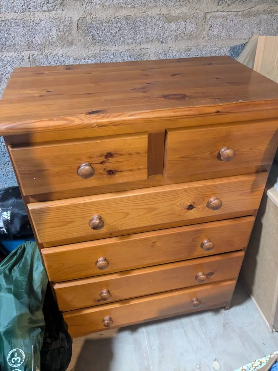 Wooden Chest of Drawers - Image 1