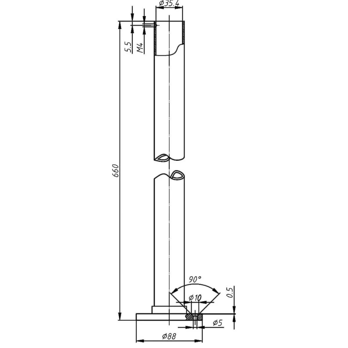 Hudson Reed Freestanding Bath Standpipes - Image 3