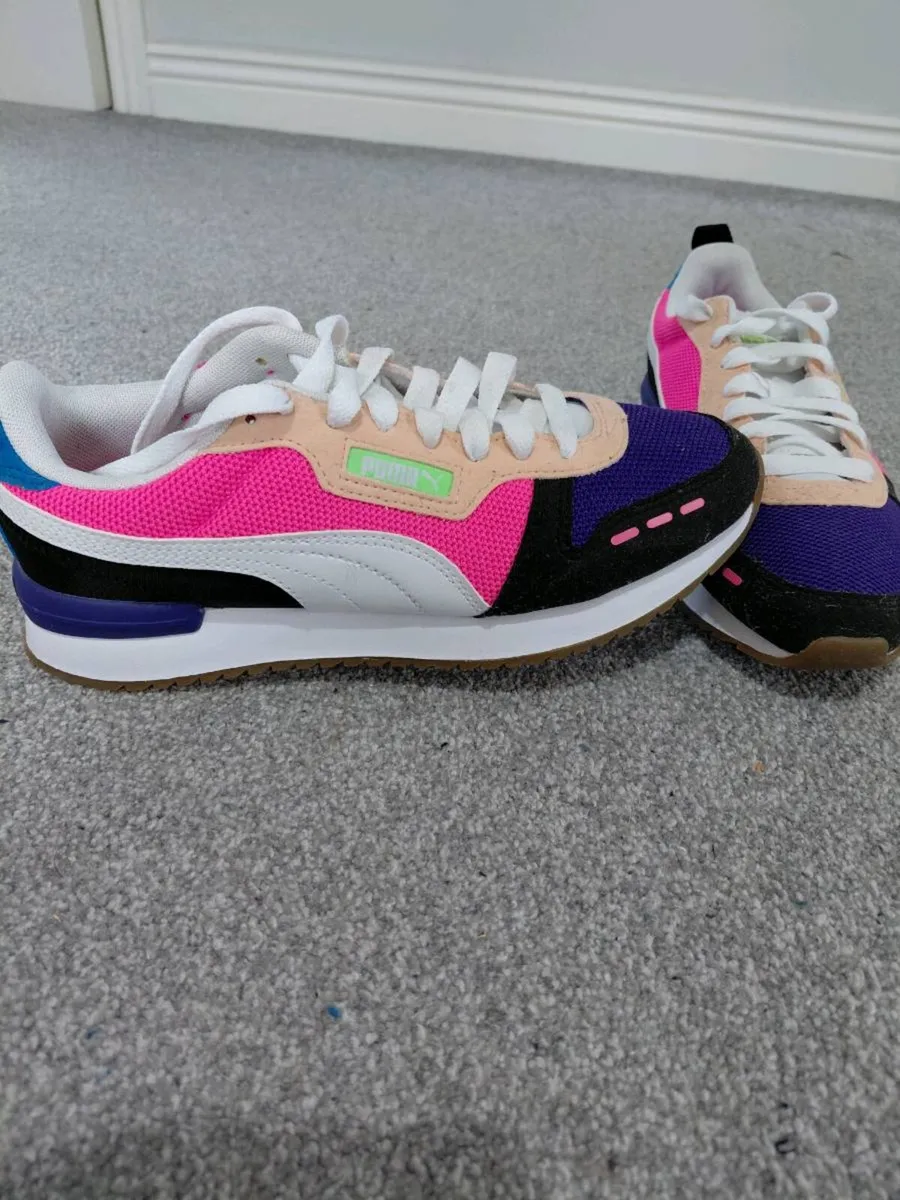 Womens Puma trainers 'soft foam' - Image 1