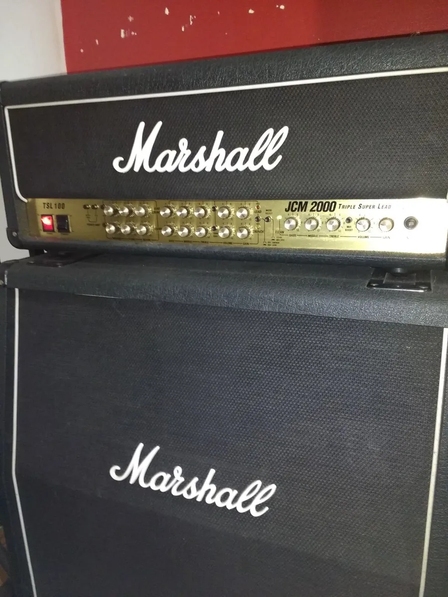 MARSHALL 100W (Half-stack) Amp & Cab  €1750 Marsha - Image 3