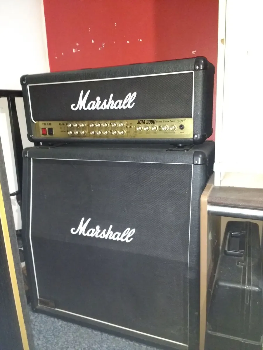 MARSHALL 100W (Half-stack) Amp & Cab  €1750 Marsha - Image 4