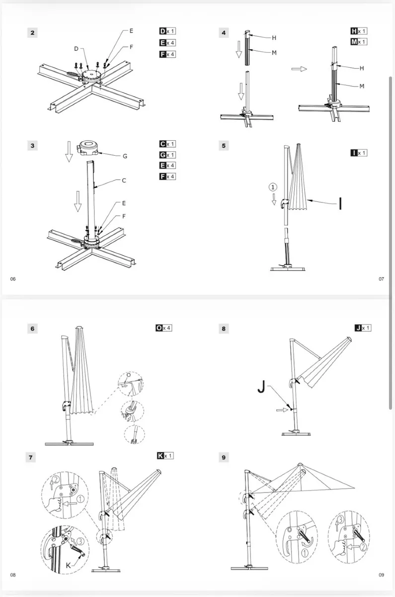Garden umbrella - Image 4