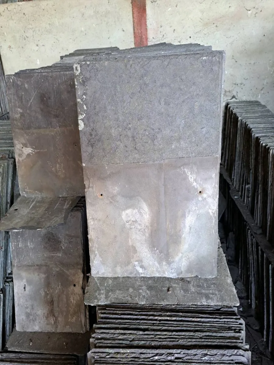 2500 qty 22x11 Reclaimed Bangor Blue Slates - Image 2
