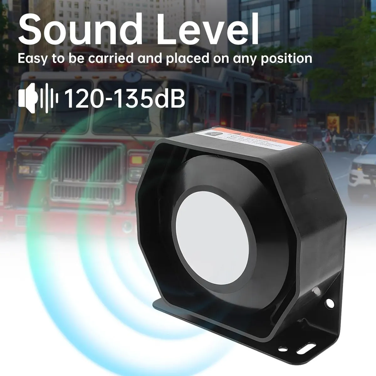 200W Car Warning Siren with Mic - Image 3