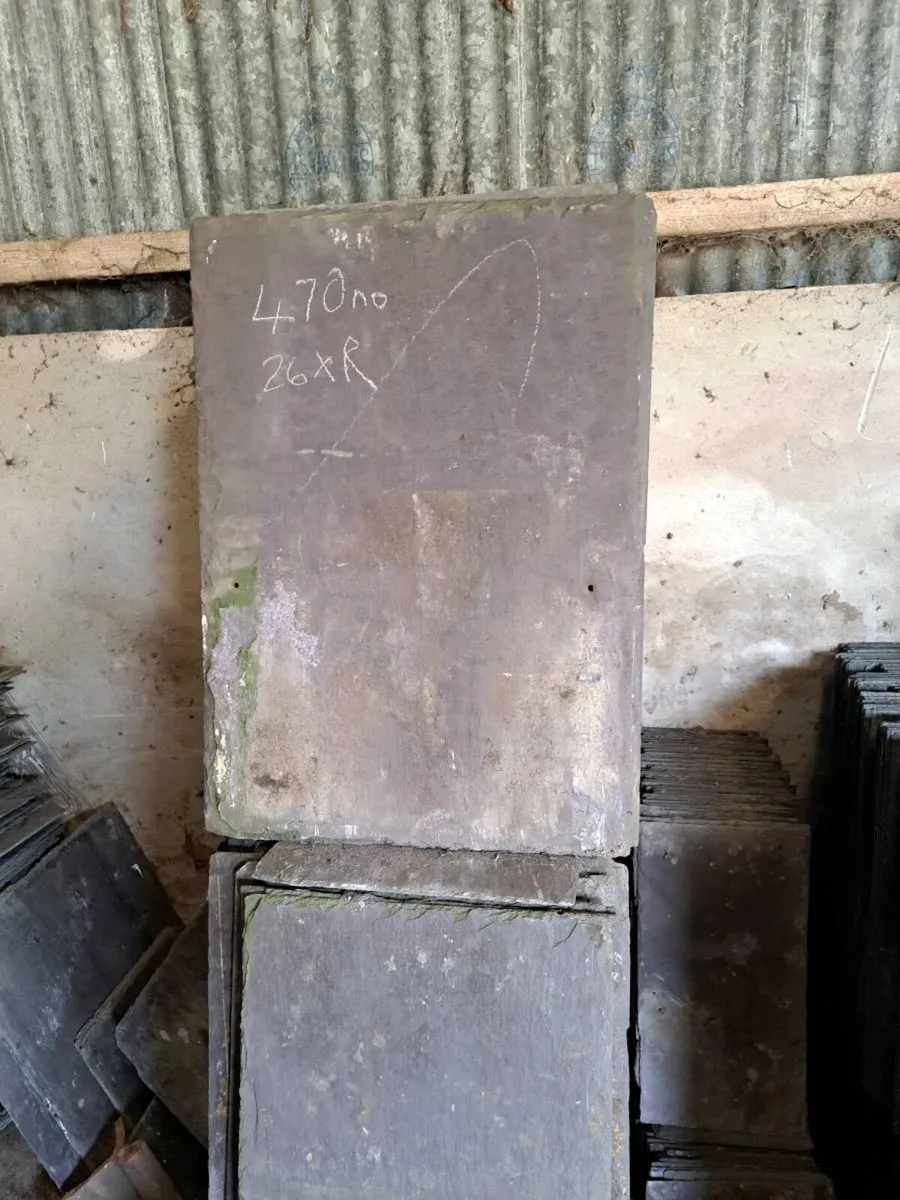 1750 qty 20x12 Reclaimed Bangor Blue Slates