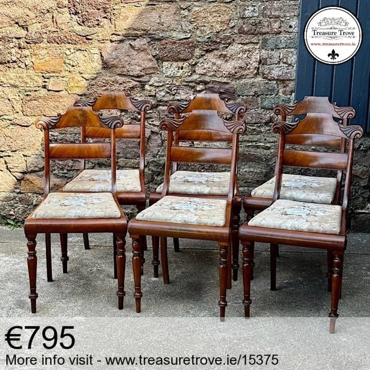 Vintage and Antique Sets of Dining Chairs - Image 3