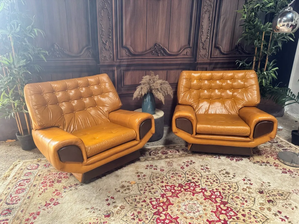 1950 antique 3-1-1 seater suite - Image 2