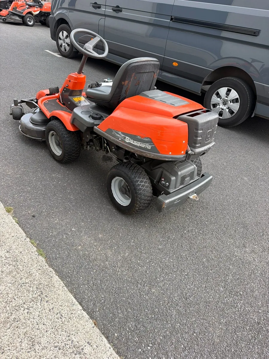 Husqvarna R18 AWD front deck rider - Image 4