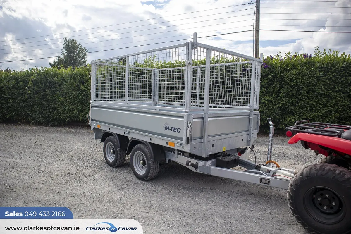 NEW M-Tec 8ft x 5ft Tipping Trailer - Image 1