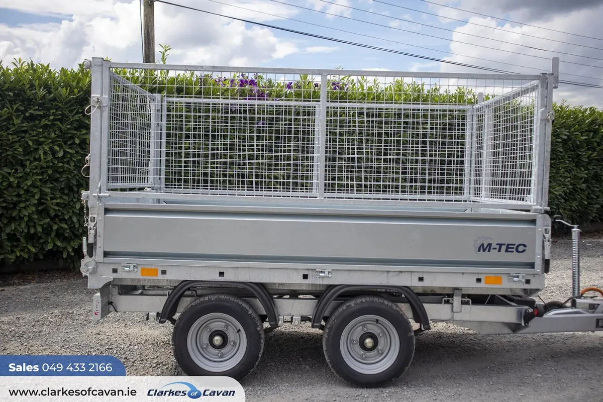 NEW M-Tec 8ft x 5ft Tipping Trailer - Image 3