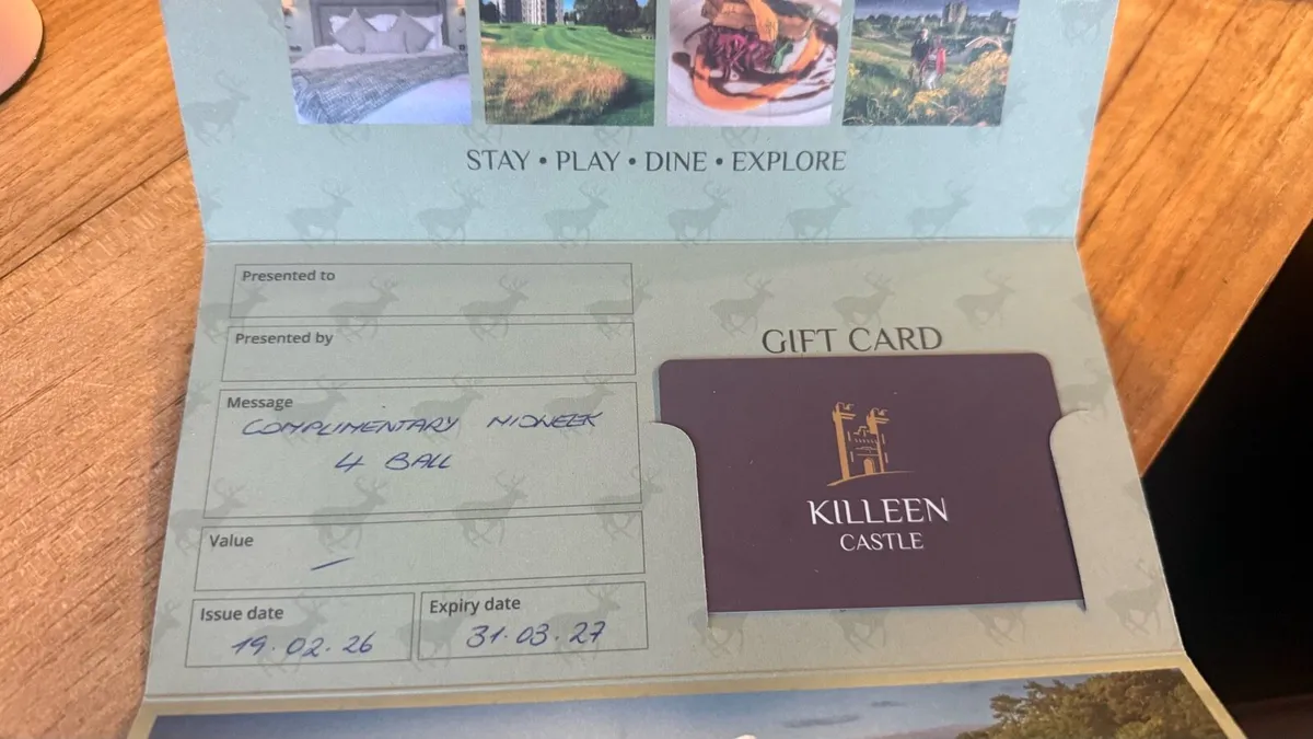 Kileen Castle 4 ball voucher